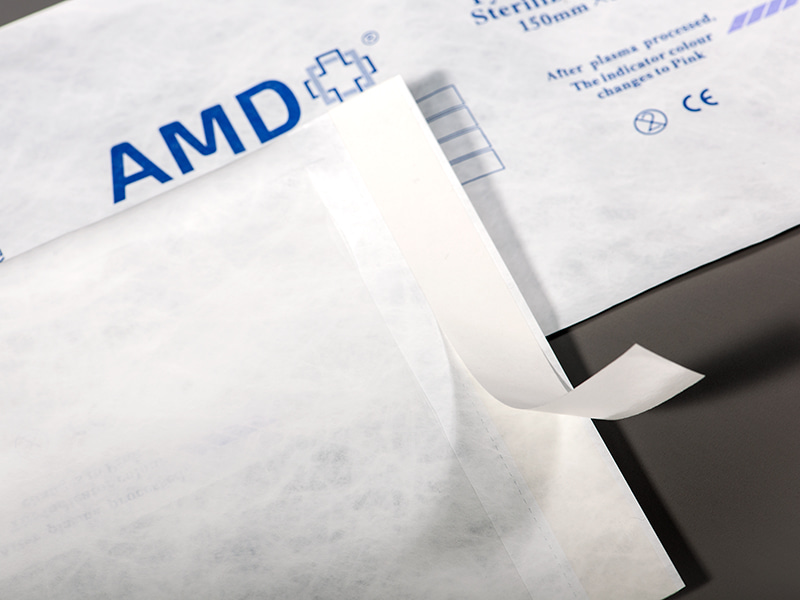 AMD Self sealing pouch made of Tyvek