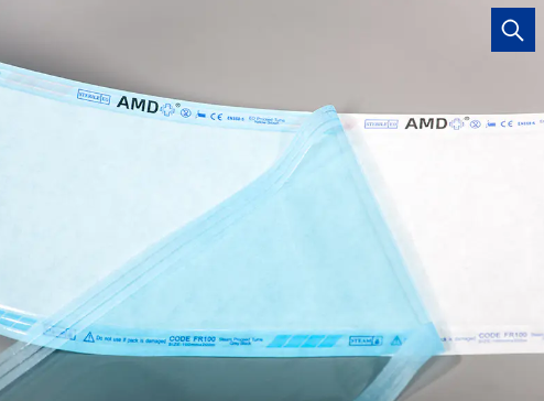 How does a sterilization flat reel achieve aseptic processing of medical packaging?