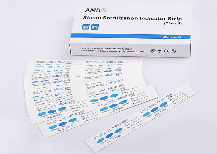 What are medical chemical indicator strips?